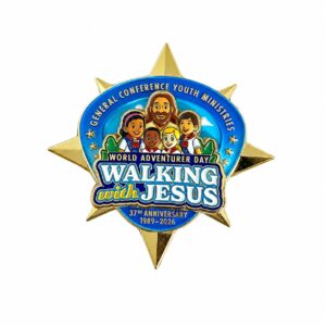 World Adventurer Day 2026 - Walking with Jesus Pin